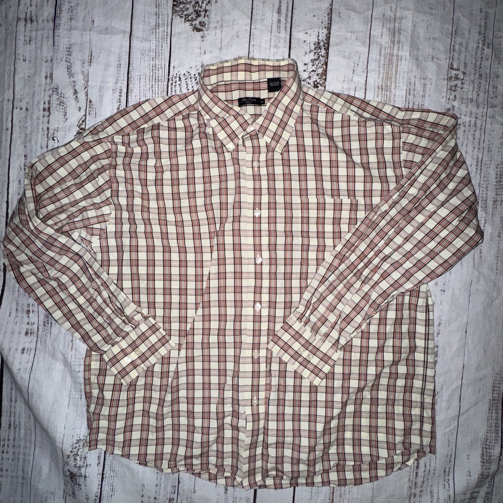 Alan Flusser Golf Men's XXL Long Sleeve Multicolored Button Down
